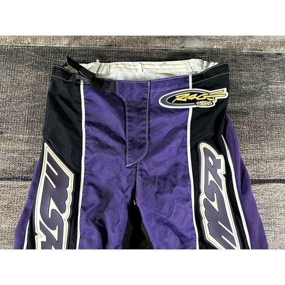 MSR Pants Mens 34x28 Moto Biker Purple Racing Adjustable Dirt Bike - Picture 2 of 10